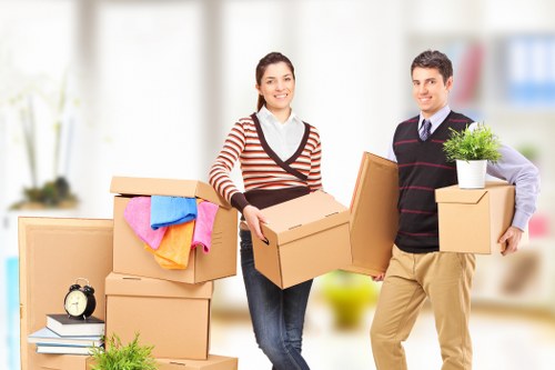 Furniture loading support for an Earls Court property move