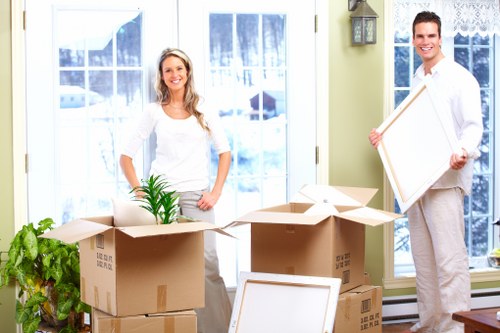Professional movers supporting a local relocation in West London