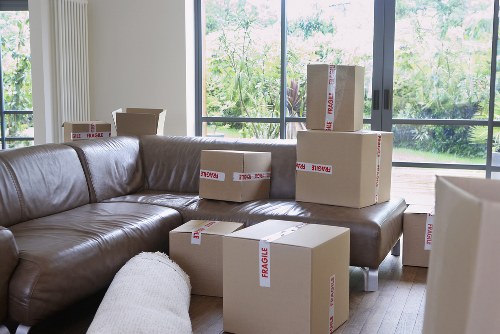 Organized furniture placement during an Earlscourt move
